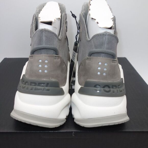 NEW Sorel Kinetic Caribou Waterproof Boots Women’s 6.5 Quarry Sea Salt - Picture 4 of 8